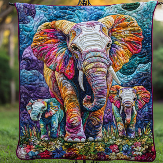 Rainbow Family Quilted Blanket NCU0NT6016