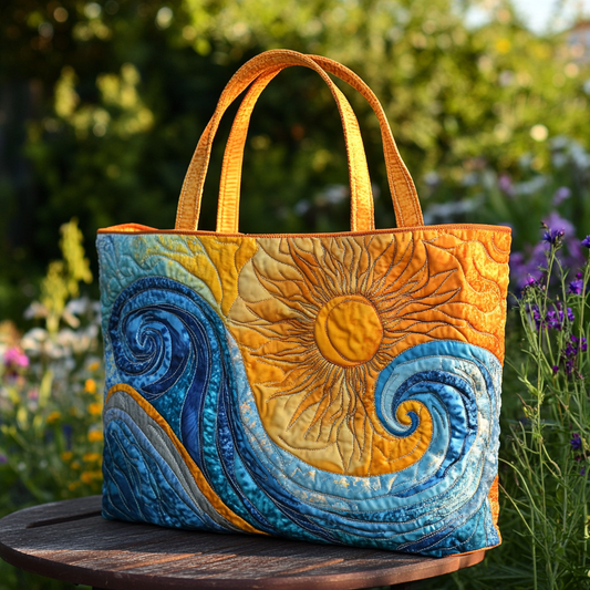 Rainbow Flare Quilted Tote Bag NCU0VL2809
