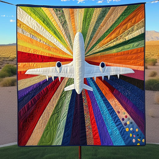 Rainbow Flight Quilted Blanket NCU0NT3668