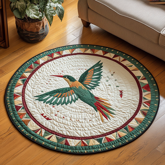 Rainbow Glider Quilted Round Mat NCU0DK5081