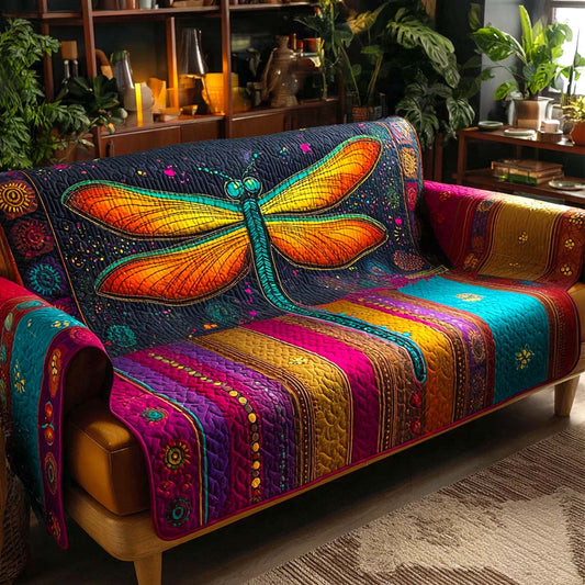 Rainbow Mirage Flight Quilted Sofa Cover NCU0XD1645