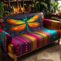 Rainbow Mirage Flight Quilted Sofa Cover NCU0XD1645