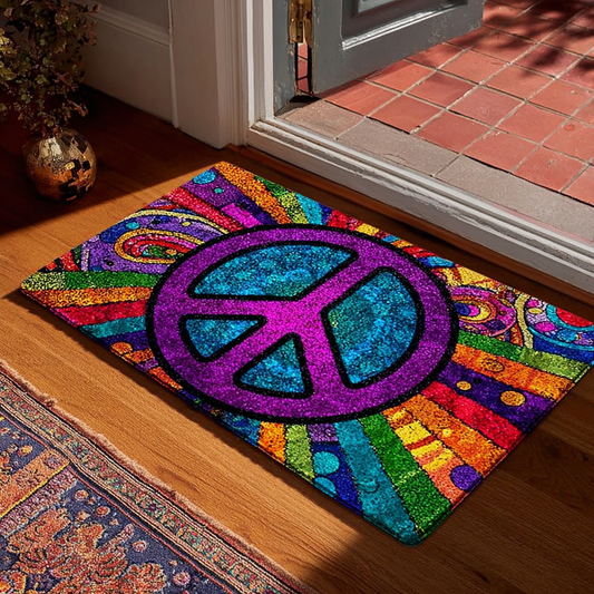 Rainbow Peace Doormat NCU0DK10386