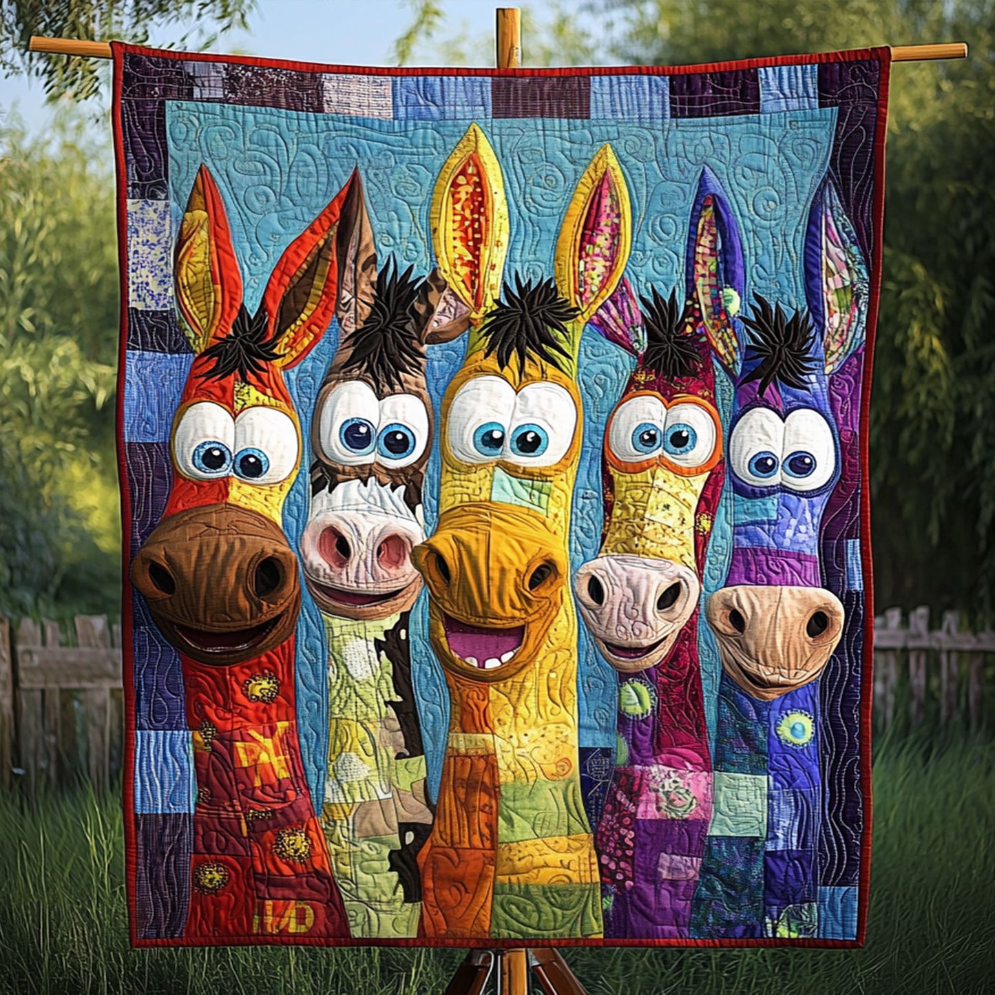 Rainbow Rascals Quilted Blanket NCU0PT6807