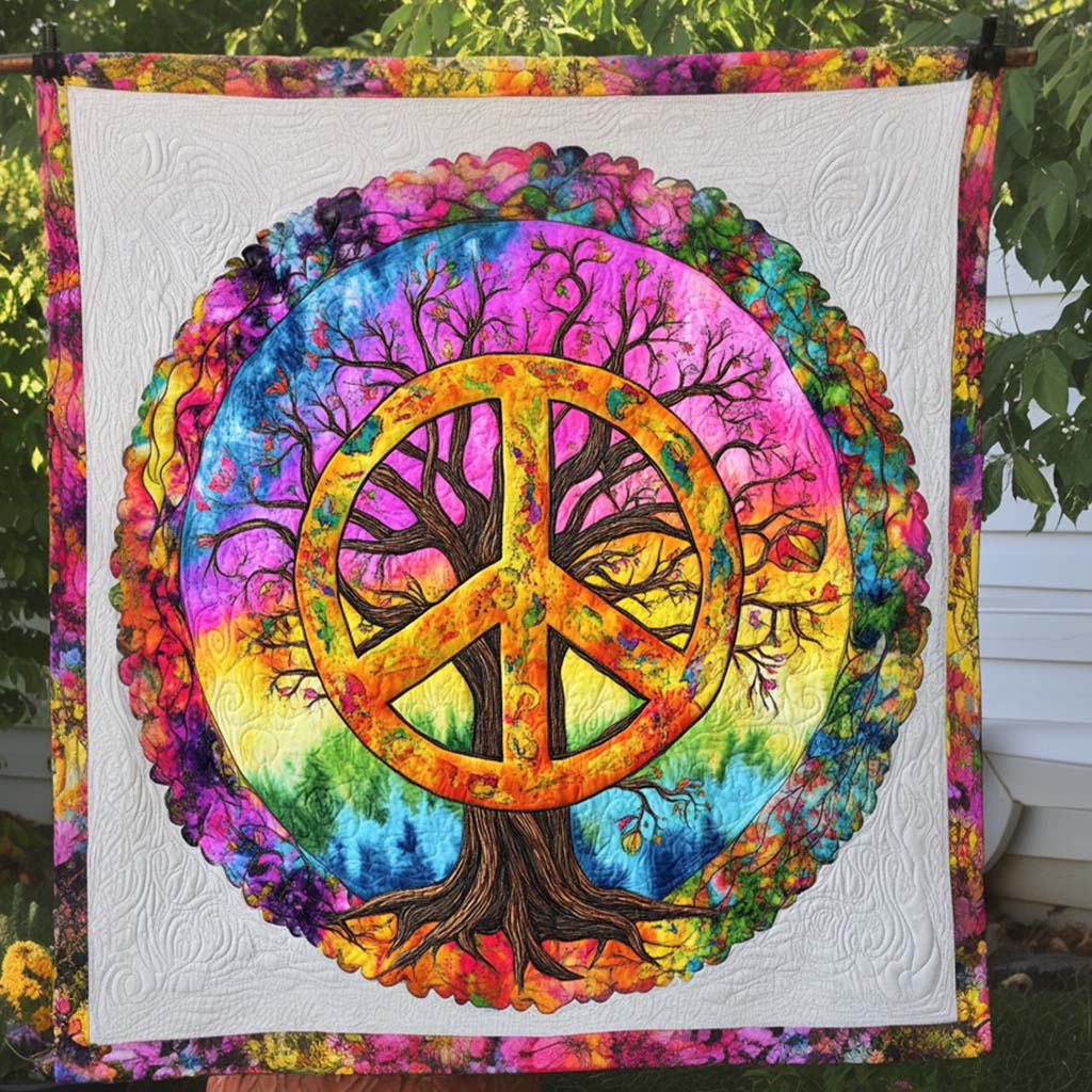Rainbow Roots Quilted Blanket NCU0NT7757
