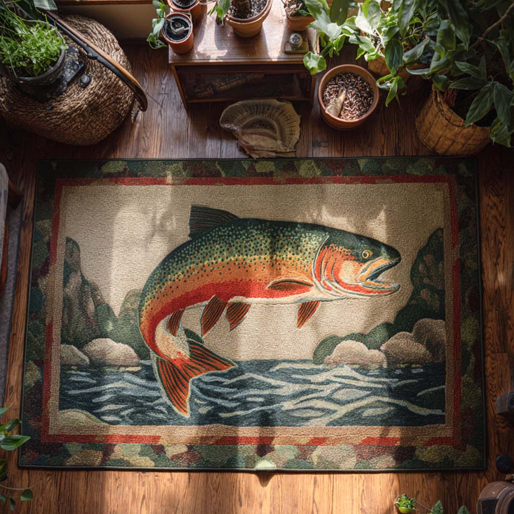 Rainbow Runner Area Rug NCU0PT9405
