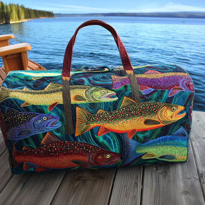 Fishing Quilted Duffle Bag NCU0VT259