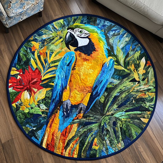 Rainbow Wings Quilted Round Mat NCU0DK4706