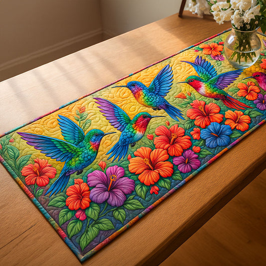 Rainbow Wings Quilted Table Runner NCU0NT5413