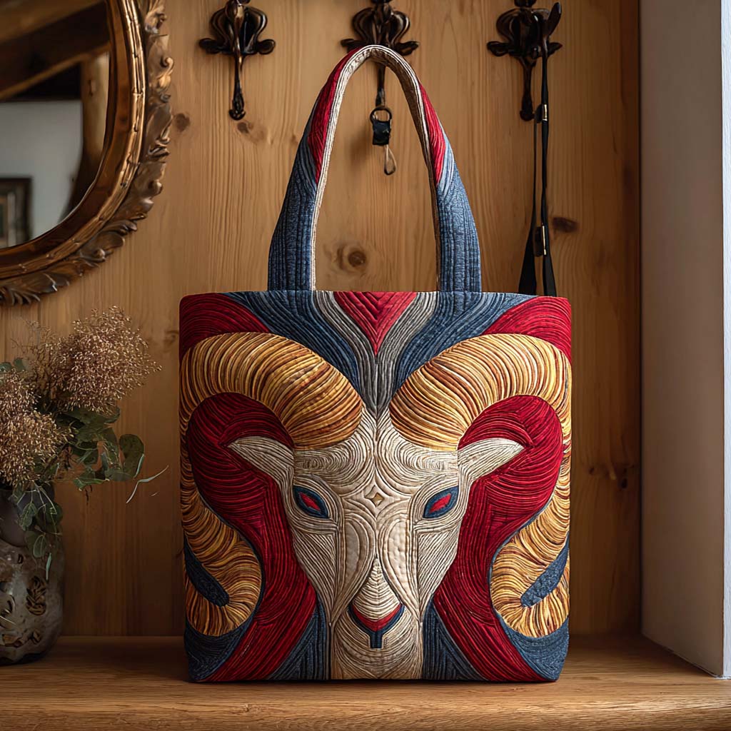 Ram Blaze Quilted Tote Bag NCU0XD337