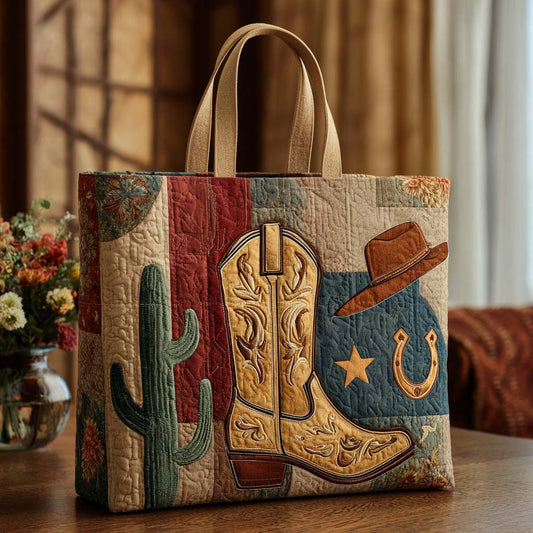 Ranch Life Quilted Tote Bag NCU0NT9577