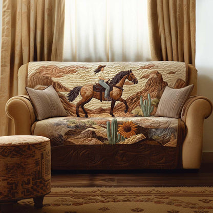 Cowboy Quilted Sofa Cover NCU0VT318