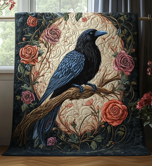 Raven Night Quilted Blanket NCU0DV566