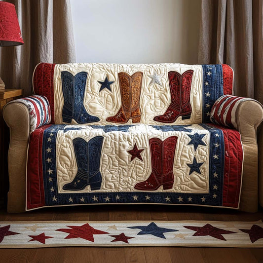 Raw Hide Quilted Sofa Cover NCU0NT10812