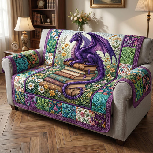 Reading Dragon Quilted Sofa Cover NCU0TD2591