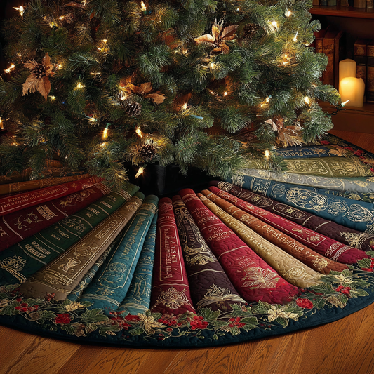 Reading Hollow Christmas Quilted Tree Skirt NCU0DK11425
