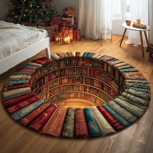 Reading Hollow Quilted Round Mat NCU0DK11152