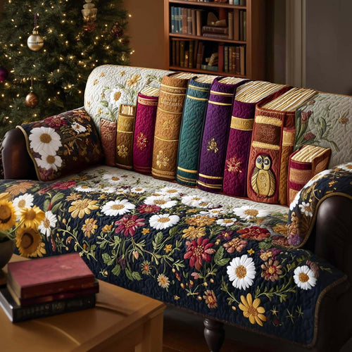 Reading Retreat Quilted Sofa Cover NCU0NT11448