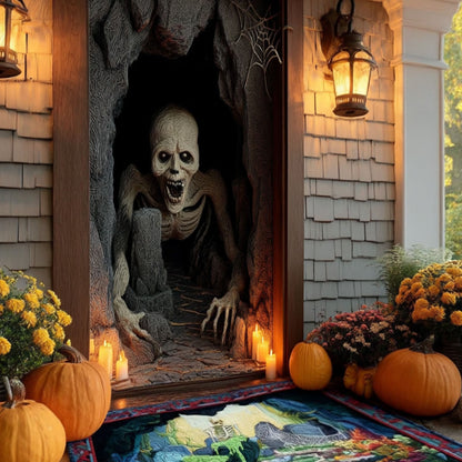 Reaper's Welcome Quilted Door Cover NCU0PT11876