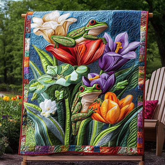 Red-Eyed Retreat Quilted Blanket NCU0PT4672