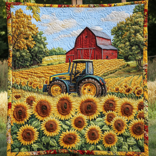Red Barn Journey Quilted Blanket NCU0NT6250