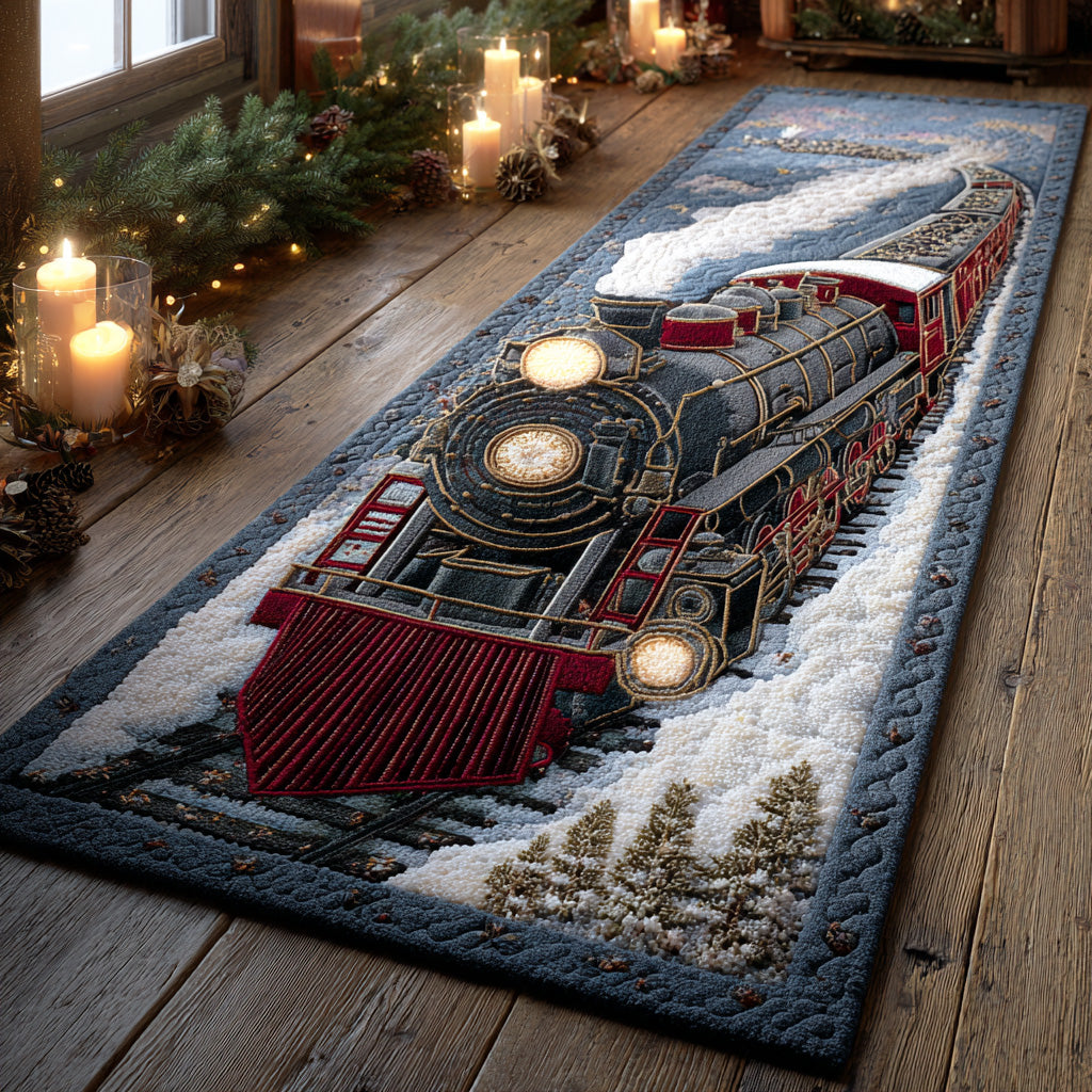 Red Cabin Railway Runner Carpet NCU0TD1359 – Vantique