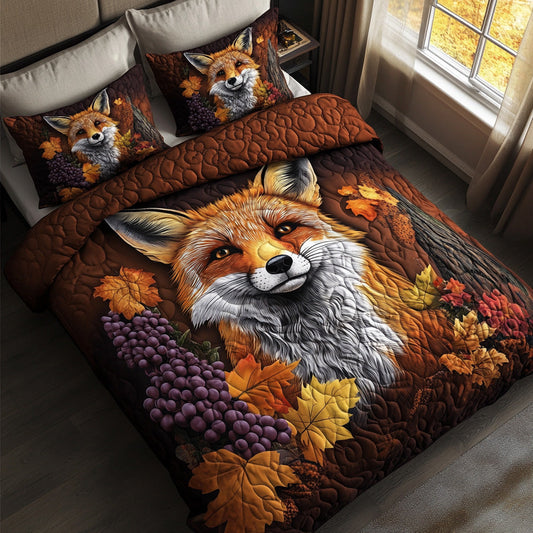Red Tail 3-Piece Quilted Bedding Set NCU0DV6764