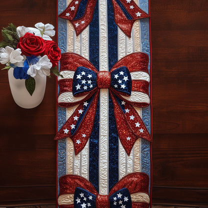 Red White Love Quilted Table Runner NCU0NT7425