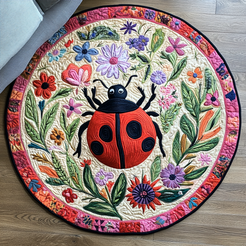 Red Wings Quilted Round Mat NCU0DK6604