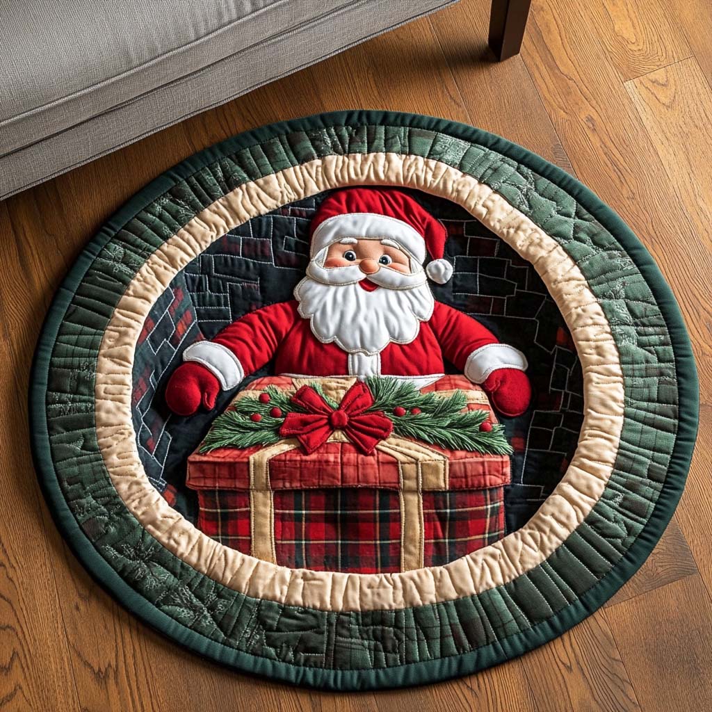 Red Wonder Quilted Round Mat NCU0NT9747