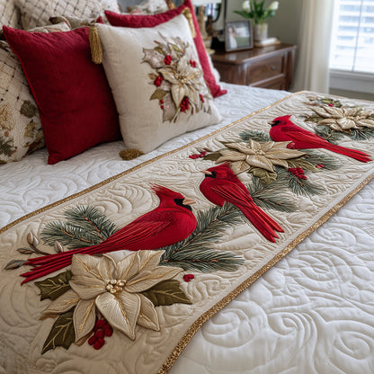 Redbird Gathering Quilted Bed Runner NCU0TH3743