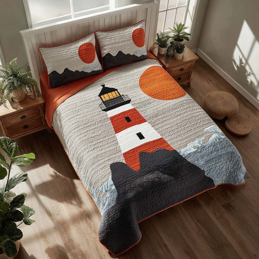 Redlight Coast 3-Piece Quilted Bedding Set NCU0XD032