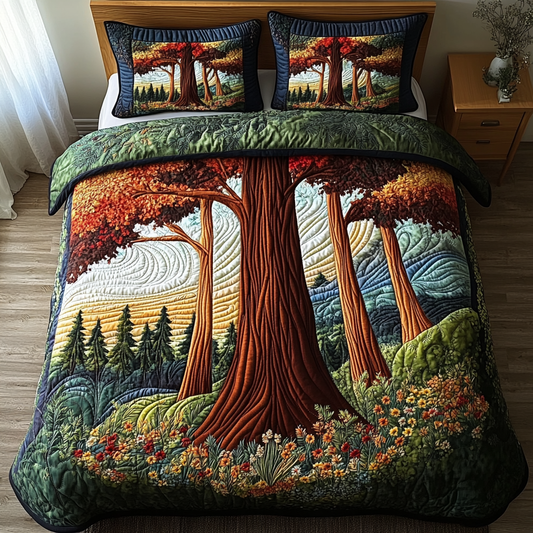 Redwood Majesty 3-Piece Quilted Bedding Set NCU0DV4924