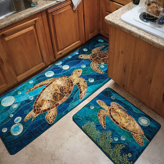 Reef Explorer Kitchen Area Rug NCU0NT11133