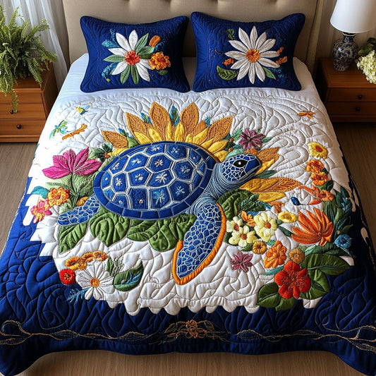 Reef Harmony 3-Piece Quilted Bedding Set NCU0PT3541