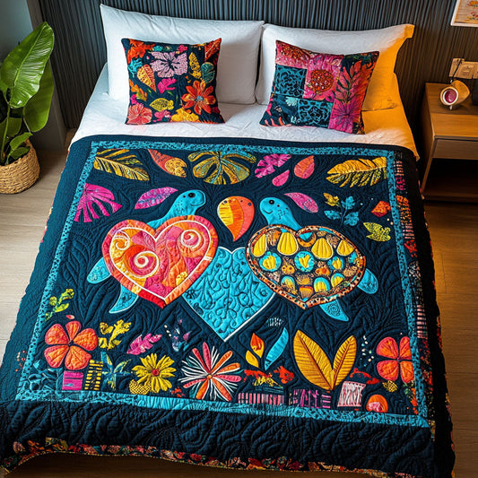 Reef Romance 3-Piece Quilted Bedding Set NCU0PT2885