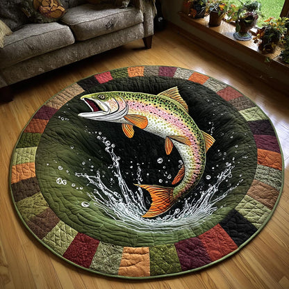 Reel Into the Depth Quilted Round Mat NCU0DV9607