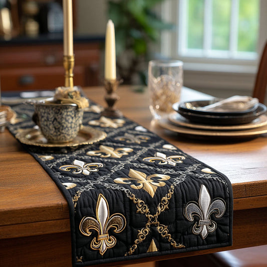 Regal Bloom Quilted Table Runner NCU0PT10984