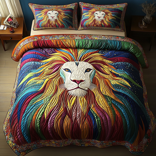 Regal King 3-Piece Quilted Bedding Set NCU0DK4377