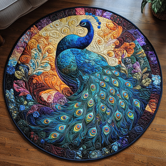 Regal Reflections Quilted Round Mat NCU0DV3375