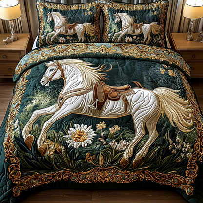 Regal Ride 3-Piece Quilted Bedding Set NCU0VH0361