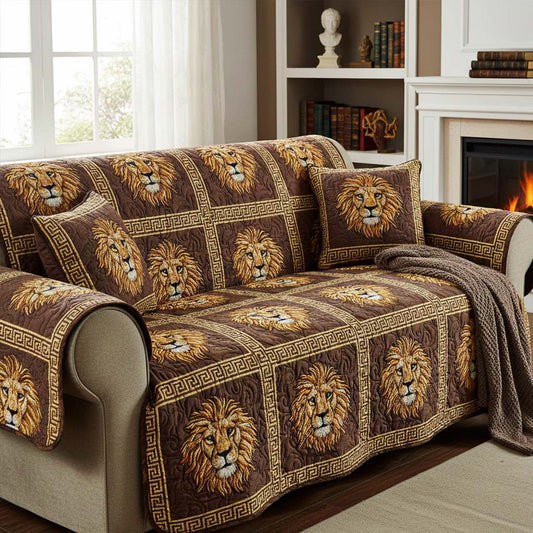 Regal Roar Quilted Sofa Cover NCU0NT11409