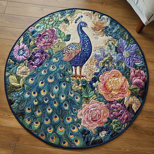 Regal Tail Quilted Round Mat NCU0DK5403