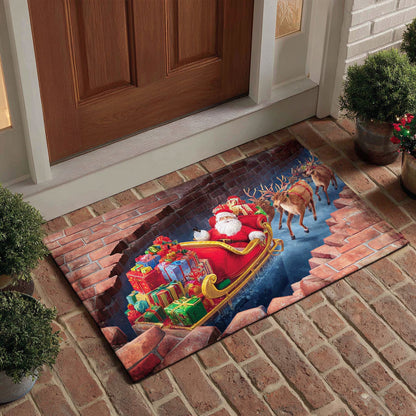 Reindeer Christmas Breakout Doormat NCU0HH875