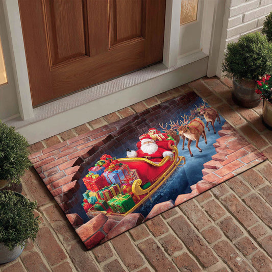 Reindeer Christmas Breakout Doormat NCU0HH875