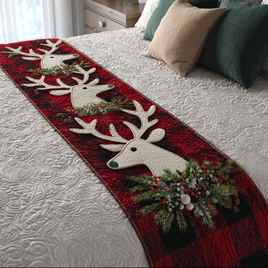Reindeer Dream Quilted Bed Runner NCU0DK10010