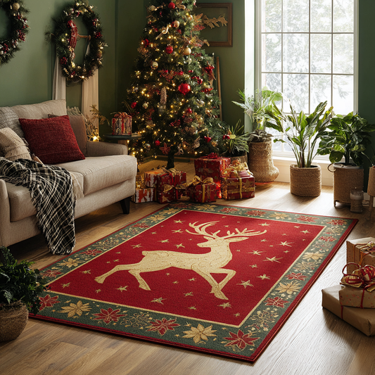 Reindeer Glow Area Rug NCU0DK11002