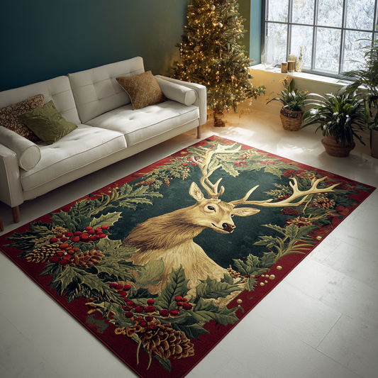 Reindeer Journey Area Rug NCU0DK11003