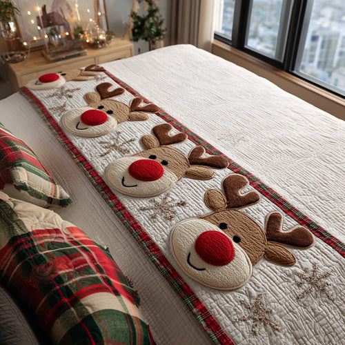 Reindeer Lane Quilted Bed Runner NCU0DV7617