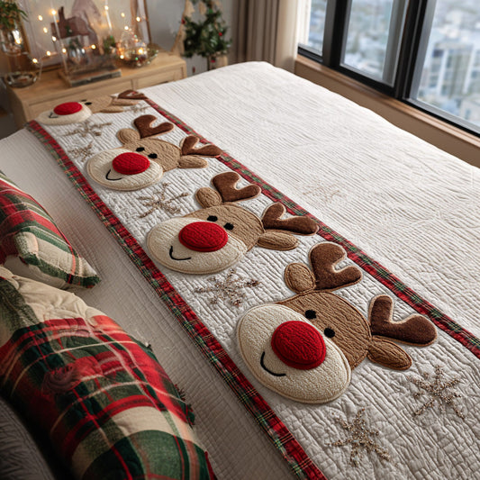 Reindeer Lane Quilted Bed Runner NCU0DV7617
